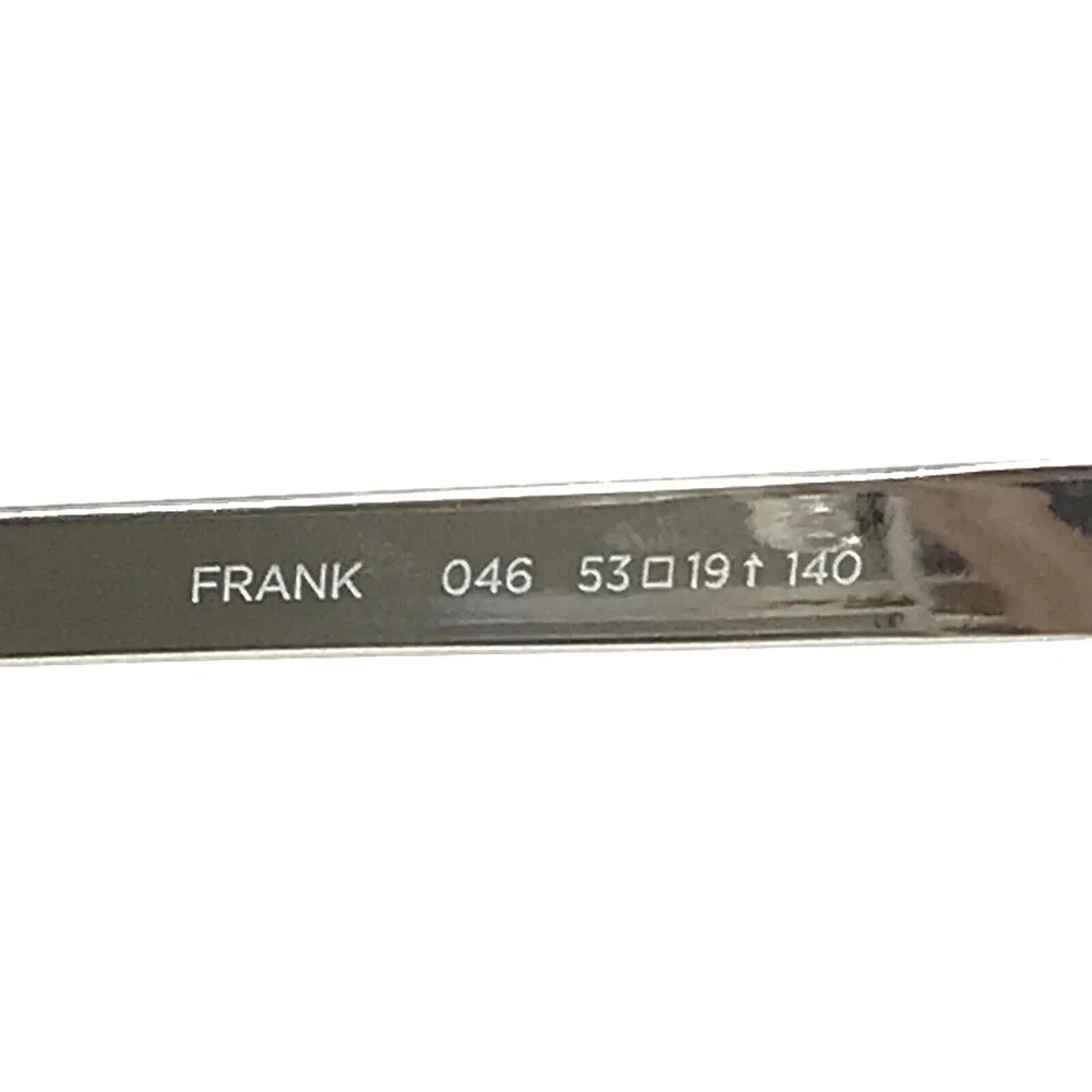 Autoflex Eyeglasses Frames FRANK 046 Palladium Silver Rectangle 53-19-140
